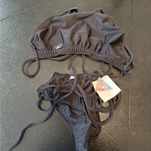 RAD pole wear tie me up set in black